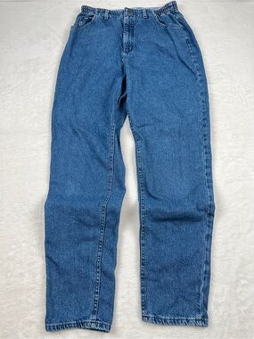 Vintage Lee USA Made 100% Cotton Comfort Waist Mom Jeans 14L